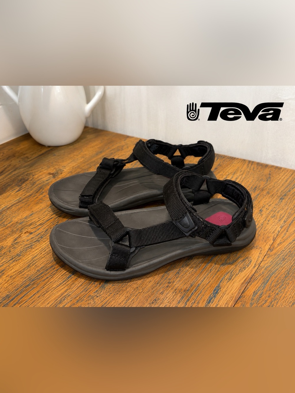 Teva Black Sport Sandals – Size 7.5